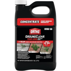 image:imageOrtho GroundClear Year Long Vegetation Killer1 Concentrate Kills Weeds and Grasses Prevents Unwanted Weeds and Grasses for up to 1 Year 1 gal1 gal
